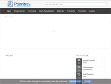 Tablet Screenshot of ponnitravet.no